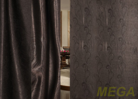 Ткани портьерные Однотон Блэкаут KT BI75-208-19/280 Bl