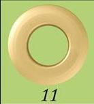 Люверсы для штор № 11 золото-матовое 35мм