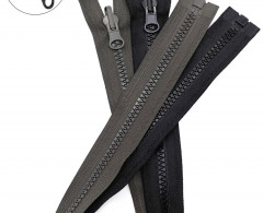 Молния трактор Т5 1 замок 85см у/з бегунок перекидной LOGO (50шт)