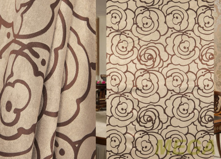 Ткани портьерные Жаккард Блэкаут JL BKJ1459-23/150 Bl