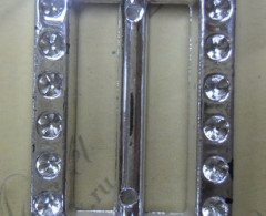 Пряжка "ММ" металлизированная № 212 (4,5см)