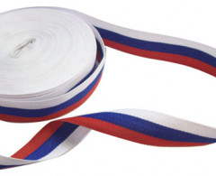 Лента Триколор 24мм 4,44 гр/м (уп.100м)