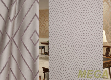 Ткани портьерные Многоцвет Жаккард AL F-3930-3610/285 PJac