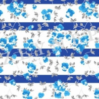 Полотно трикотажное Кулирка 30/1 набивная в рулоне  в Саратове