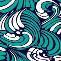 Полотно трикотажное Кулирка 30/1 набивная в рулоне  в Саратове