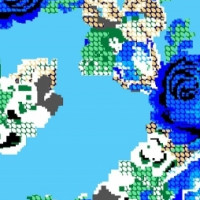 Полотно трикотажное Кулирка 30/1 набивная в рулоне  в Саратове