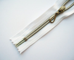 Молния спираль Т-7 декор. 25см (100шт) серебро